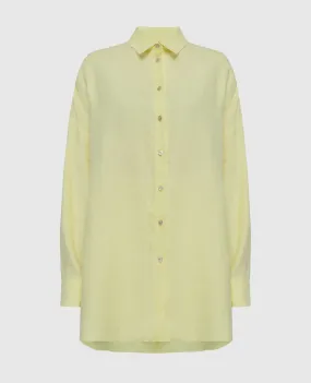 Agnona Yellow linen shirt