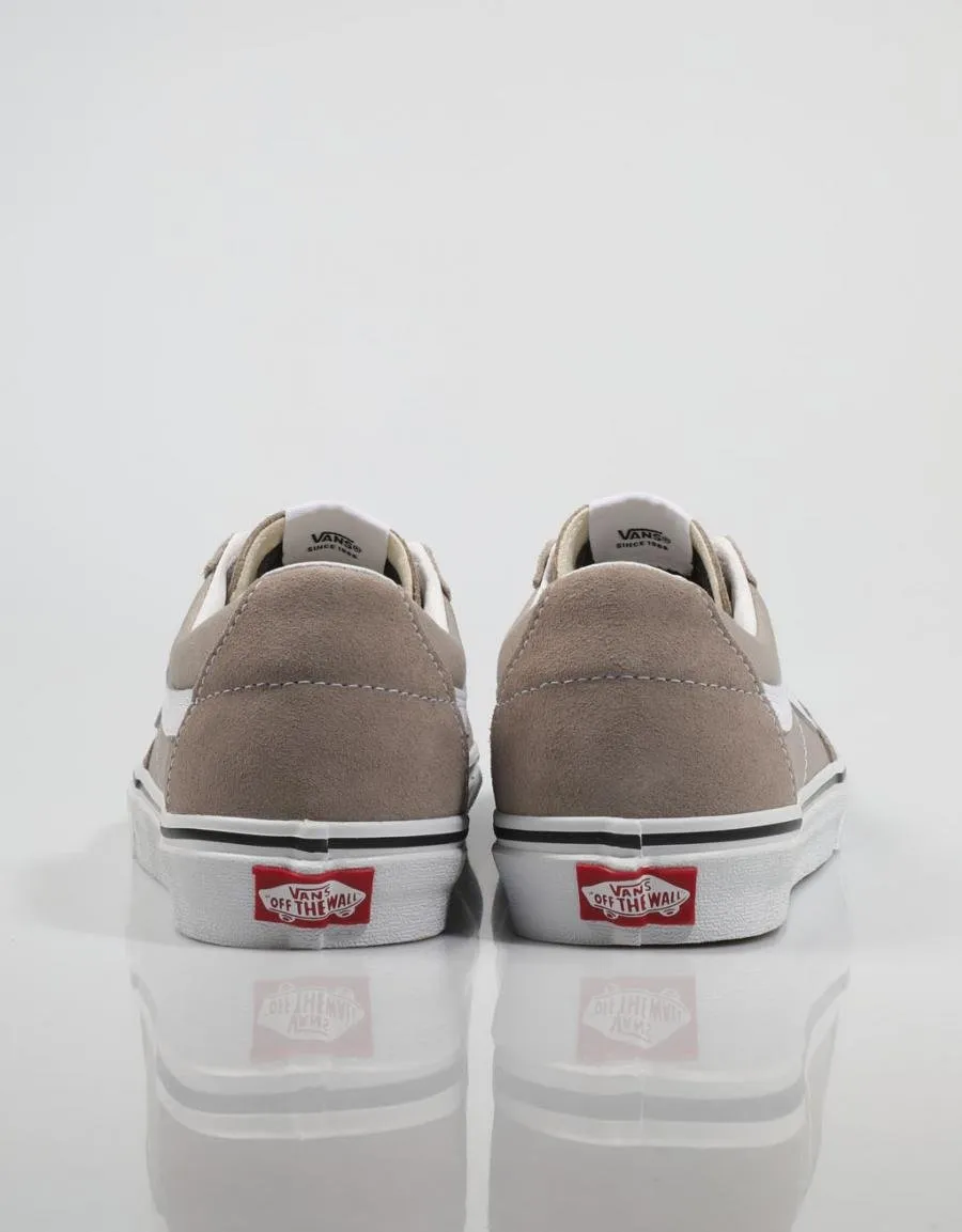  baskets VANS Sk8 Low Suede en Taupe 80215