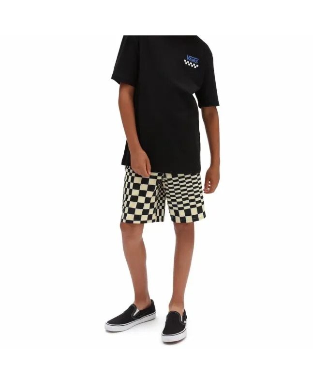 Bañador Surfero Vans Skewed Checkerboard Boy Amarillo (8-14 años)