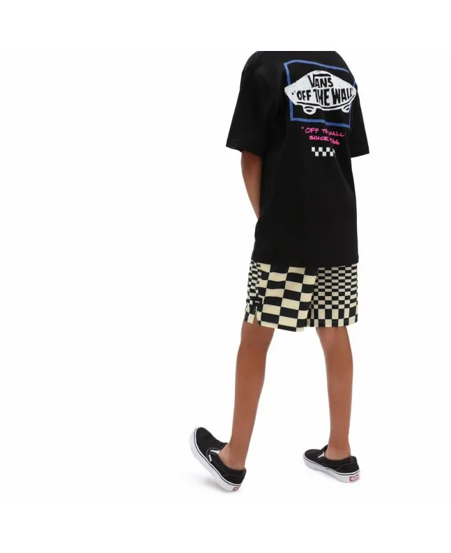 Bañador Surfero Vans Skewed Checkerboard Boy Amarillo (8-14 años)