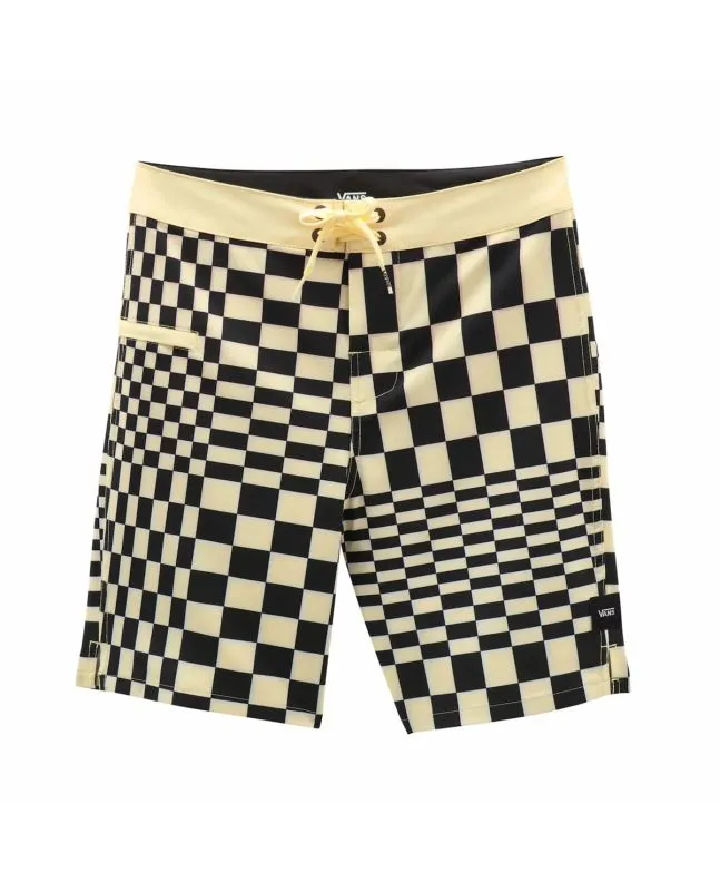 Bañador Surfero Vans Skewed Checkerboard Boy Amarillo (8-14 años)