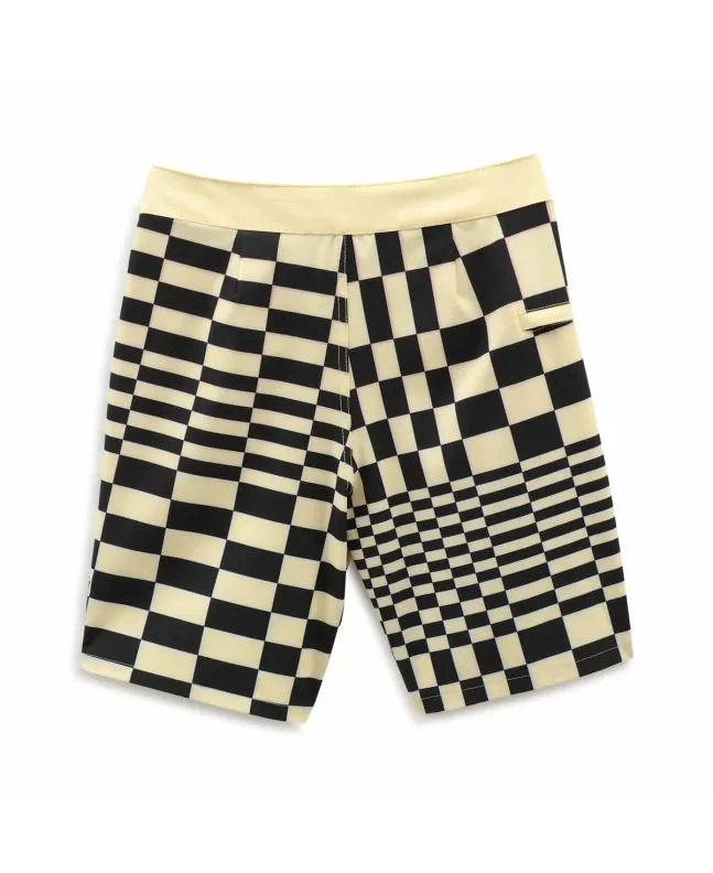 Bañador Surfero Vans Skewed Checkerboard Boy Amarillo (8-14 años)