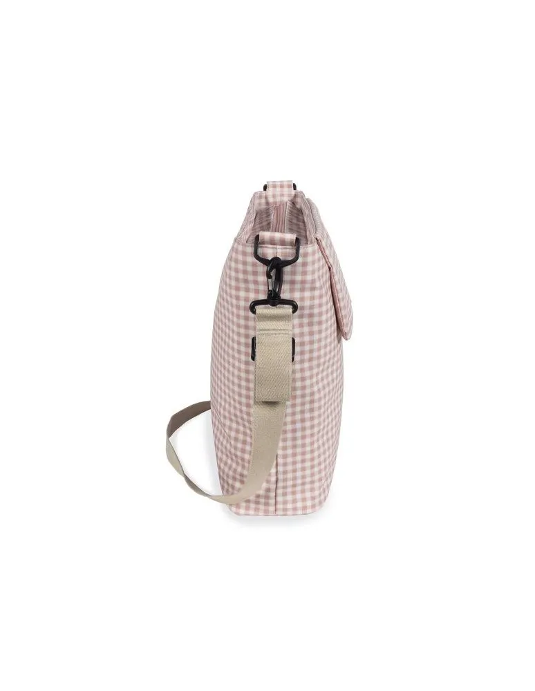 BOLSA CANASTILLA I LOVE VICHY ROSA WALKING MUM