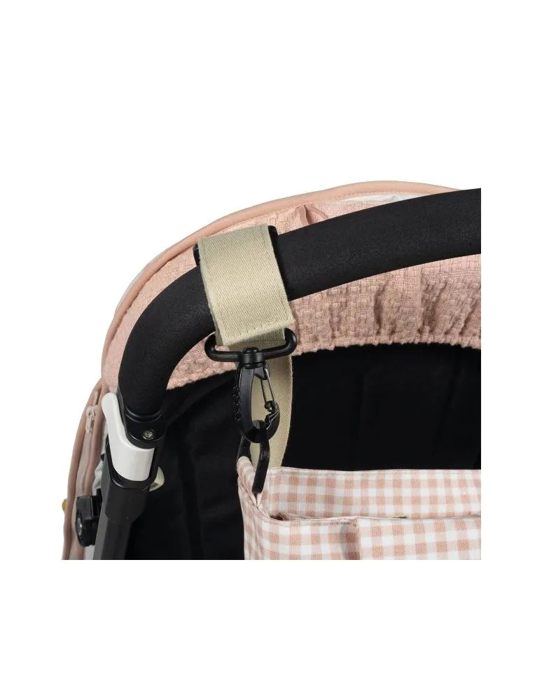 BOLSA CANASTILLA I LOVE VICHY ROSA WALKING MUM