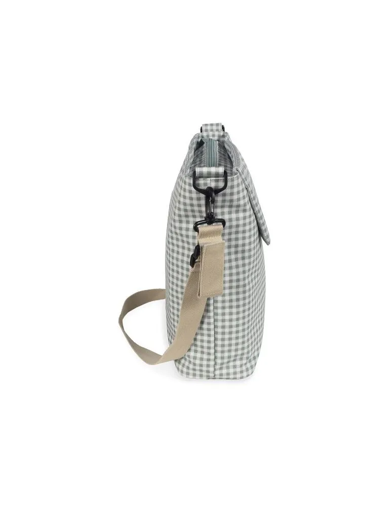 BOLSA CANASTILLA I LOVE VICHY VERDE WALKING MUM