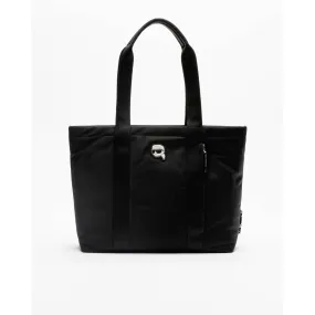 Bolso de hombro Karl Lagerfeld K/Ikonik 2.0 Nylon Zip Tote Negro