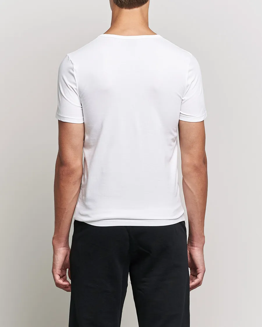 BOSS BLACK 2PACK VNECK SLIM FIT TSHIRT WHITE