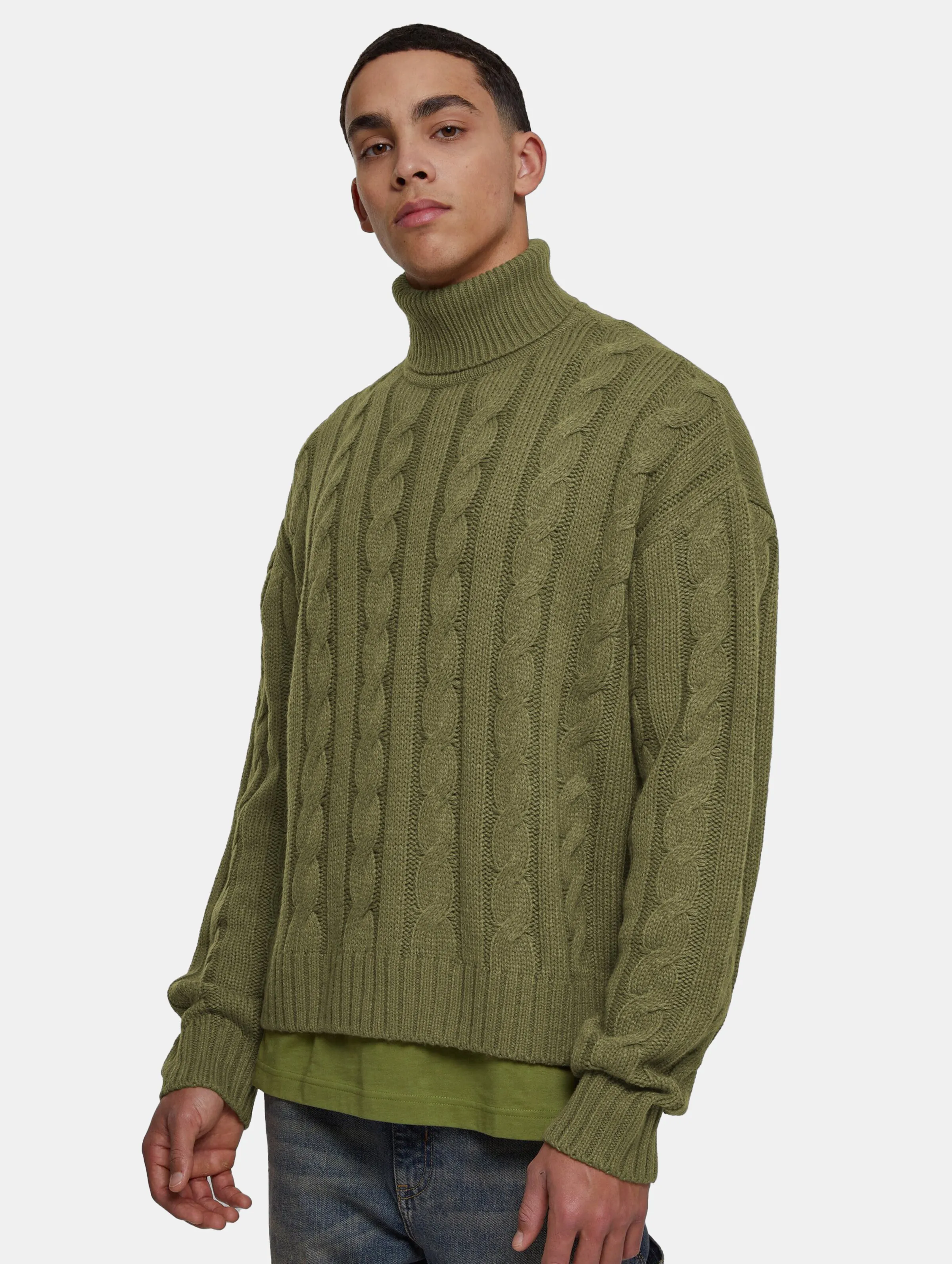 Boxy Roll Neck