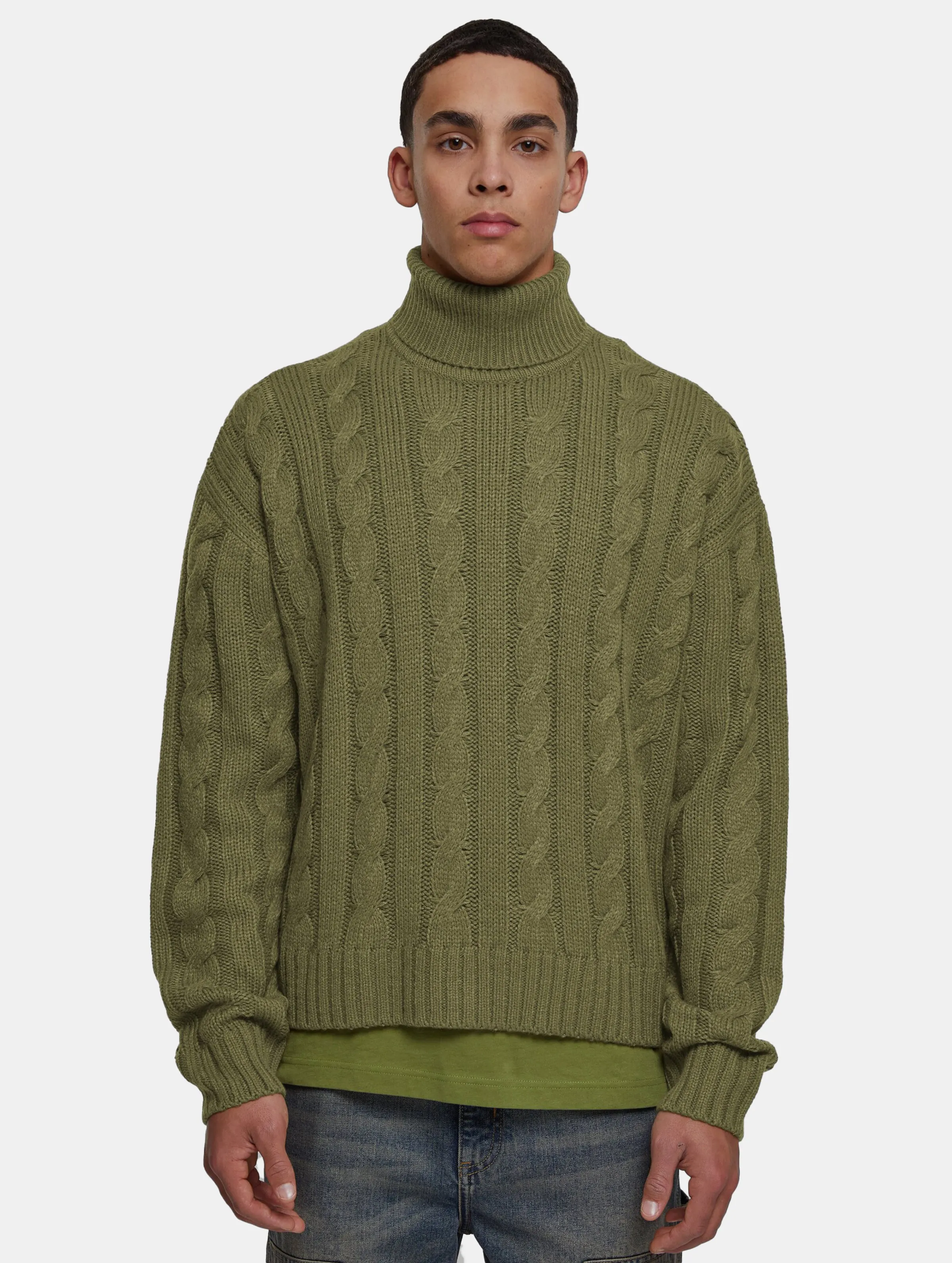 Boxy Roll Neck