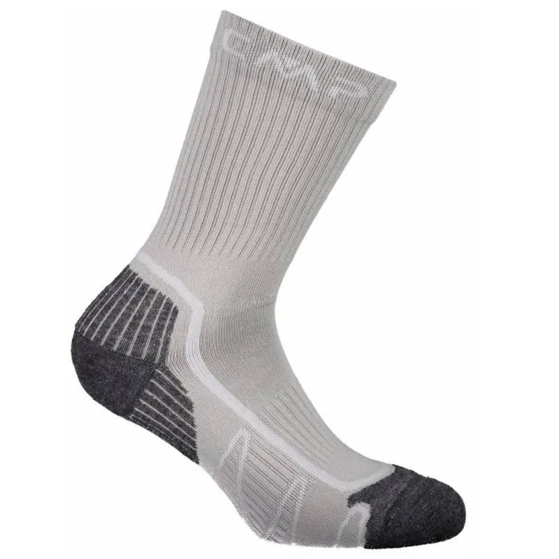 Calcetines CMP Poly Medium trekking (stone bianco)