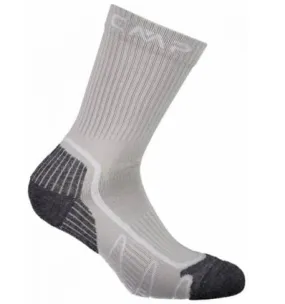 Calcetines CMP Poly Medium trekking (stone bianco)