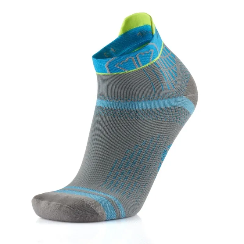 Calcetines de running SIDAS Run Feel (gris/turquesa)