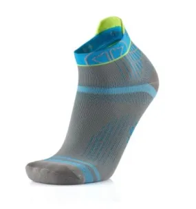 Calcetines de running SIDAS Run Feel (gris/turquesa)