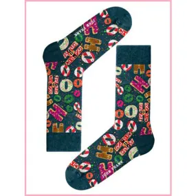 Calcetines mujer Navidad John Frank Algodón WJFLSFUN-CH29