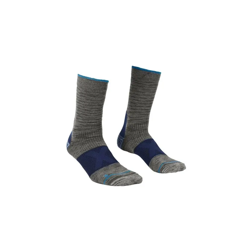 Calcetines Ortovox Alpinist Quarter Socks Mid (Grey Blend) hombres