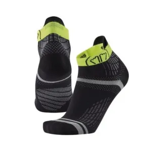 Calcetines para correr SIDAS Run Feel (Negro/Amarillo)