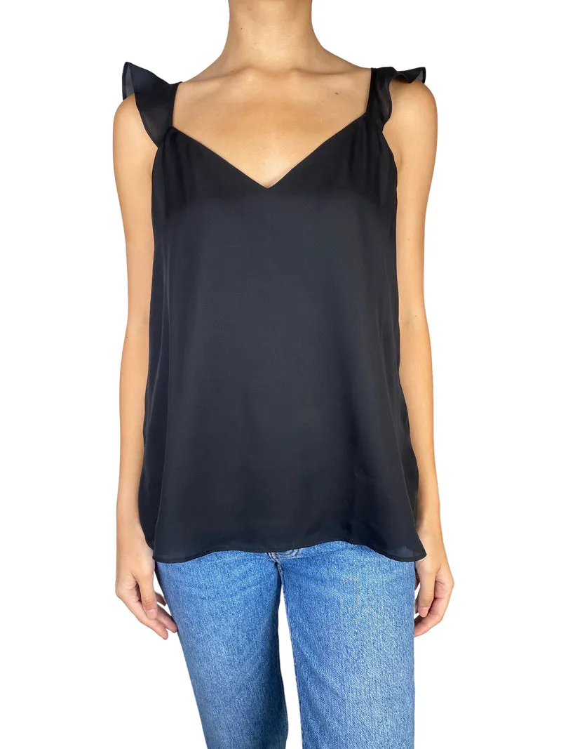 CAMI NYC Top Seda Negro