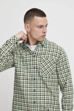 CAMISA HOMBRE CUADROS VERDE DUCK