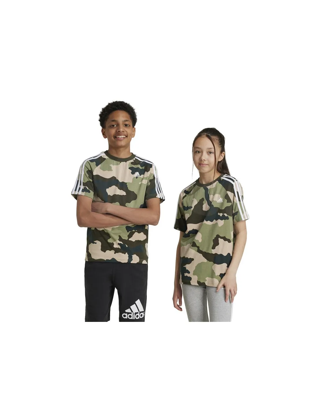 Camiseta adidas Camo Infantil Verde