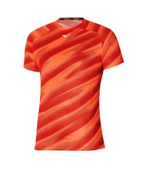 Camiseta de Running Mizuno Daf Graphic Naranja Hombre