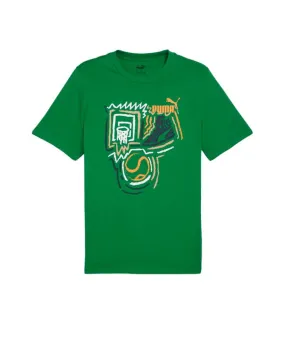 Camiseta Puma Graphics Verde Hombre