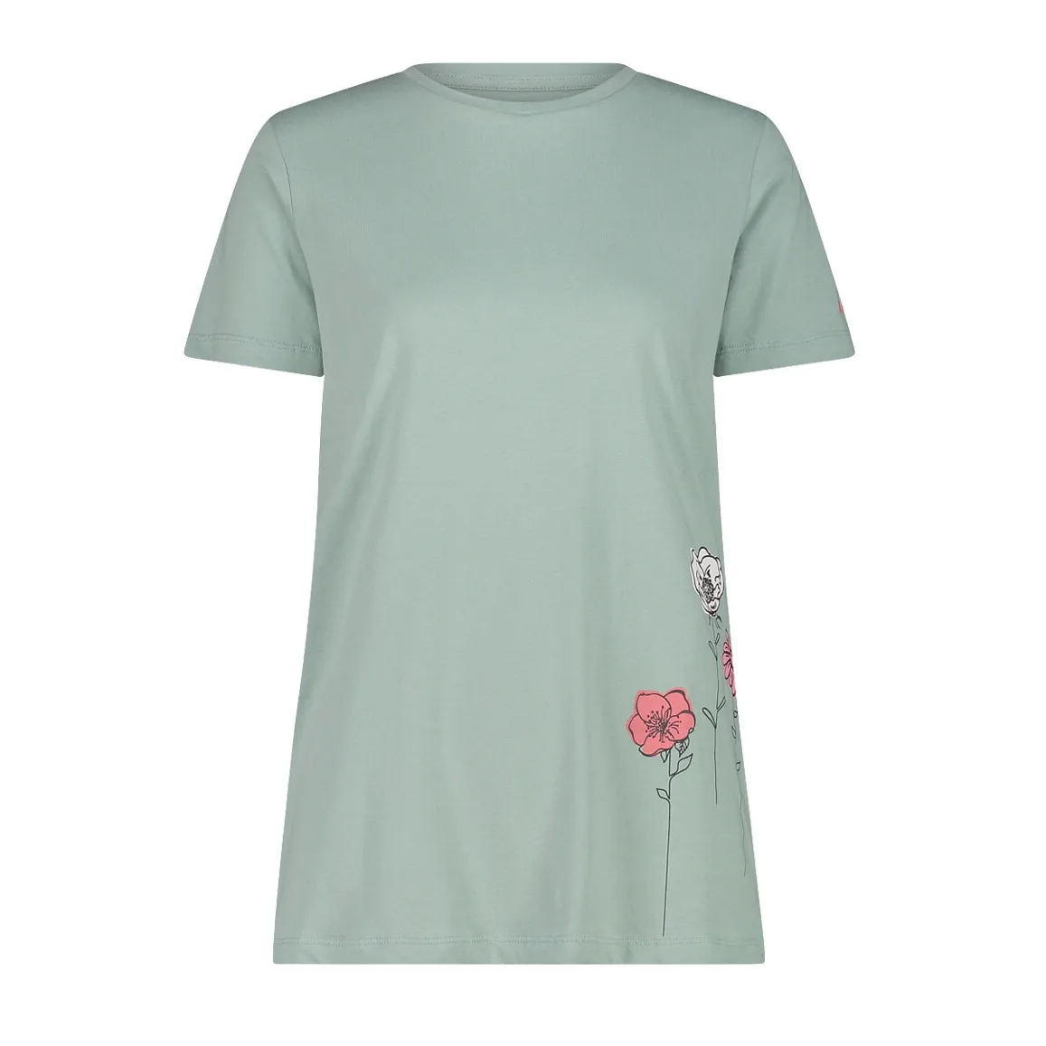 CAMPAGNOLO WOMEN'S TSHIRT IN ORGANIC COTTON "JADE"