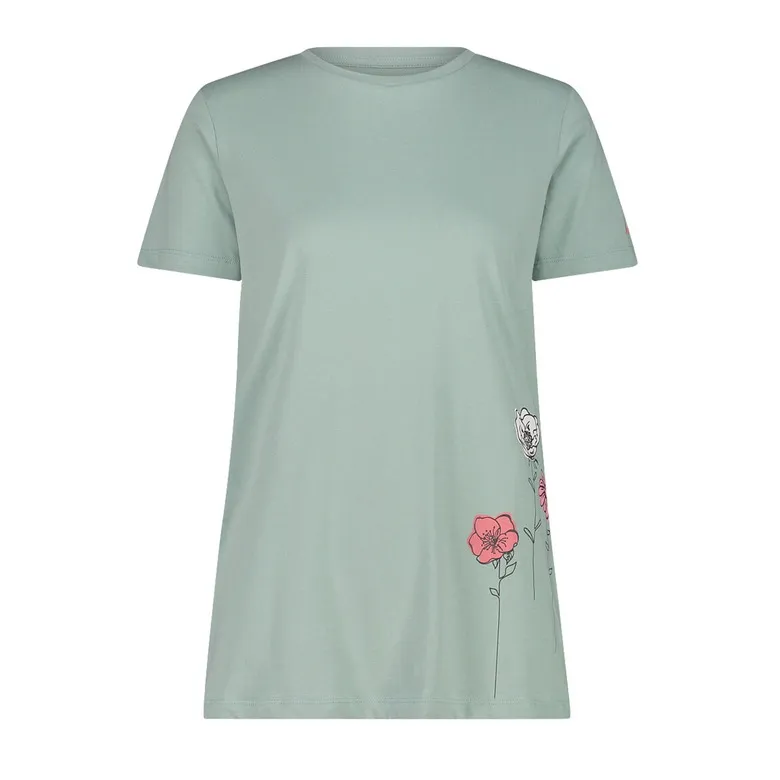 CAMPAGNOLO WOMEN'S TSHIRT IN ORGANIC COTTON "JADE"