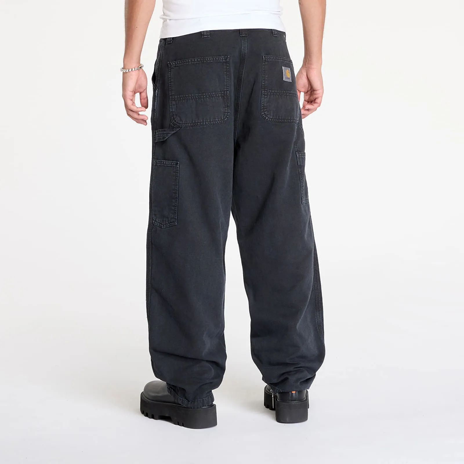 Carhartt WIP Pants OG Single Knee Pant Black Stone Dyed XL