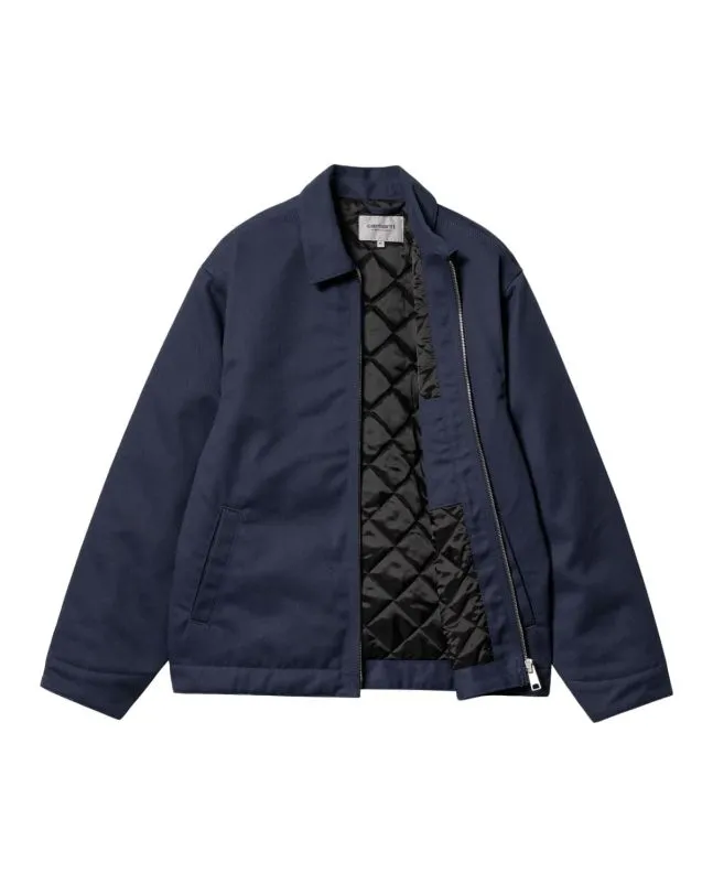 CAZADORA CARHARTT WIP MODULE SCRIPT JACKET AIR FORCE BLUEWHITE