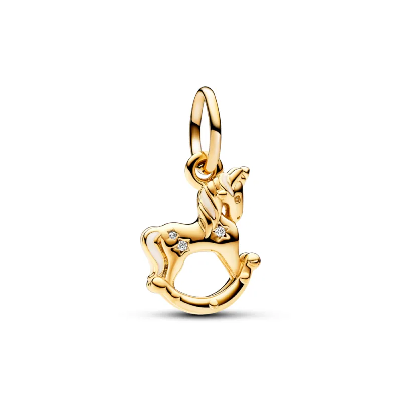 Charm Pandora Unicornio Balancin Dorado 762978C01