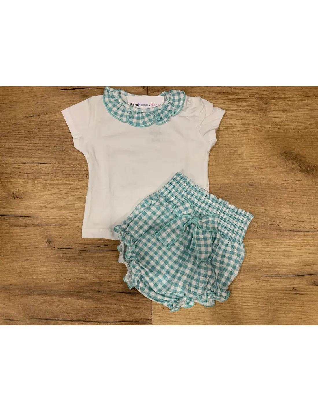 Conjunto para niña Vichy gomilla