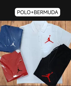 Conjunto polo y bermuda Jordan