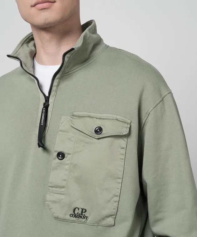 C.P. Company Sorting jacket in khaki color with logo