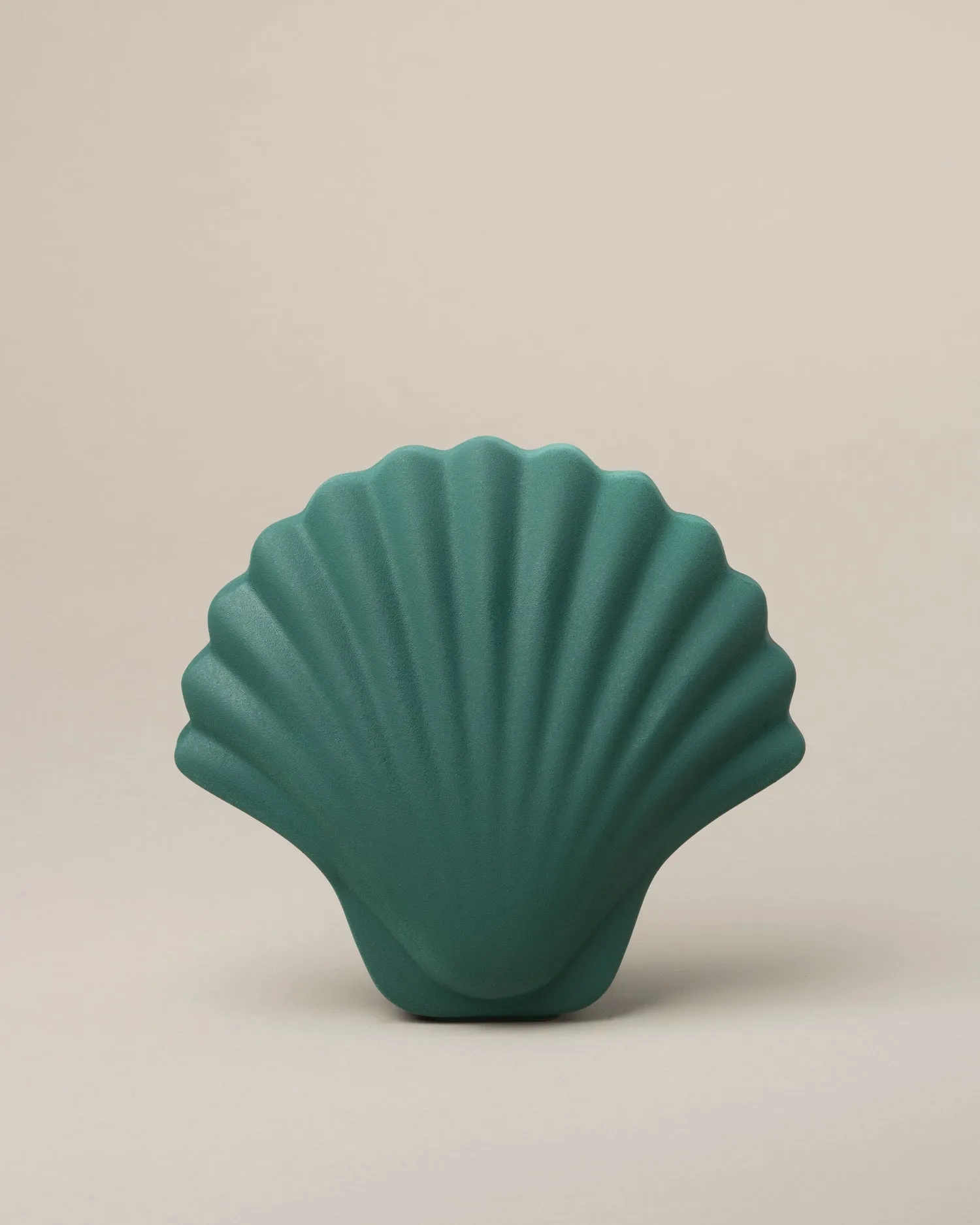 Dark Green Seashell Vase