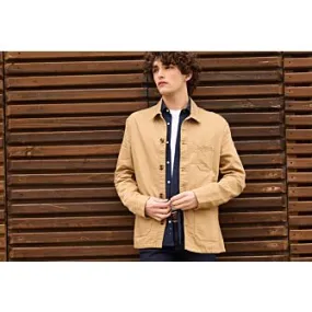 Desert men's cotton/linen painter jacket - FAUSTINIEN