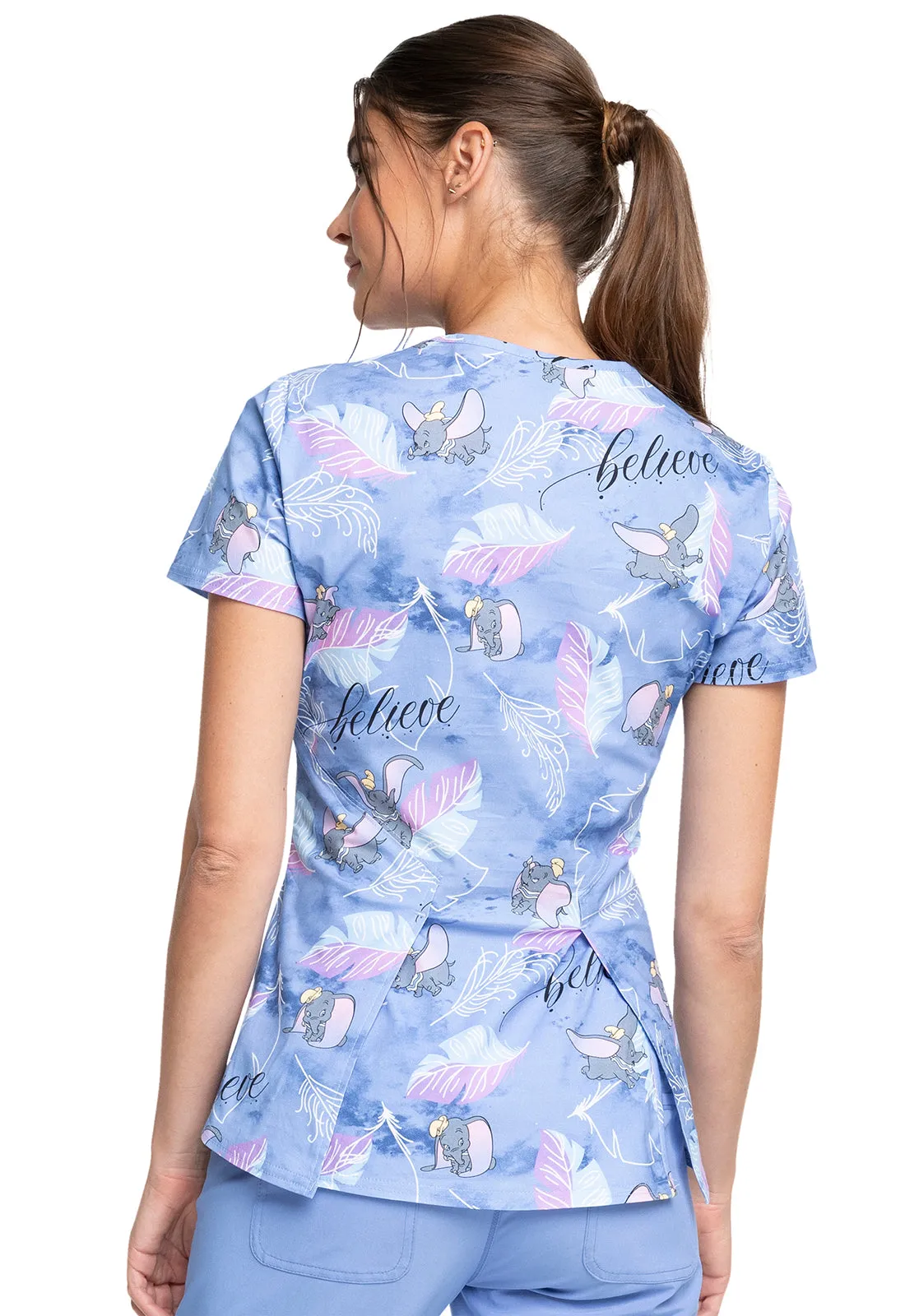 DISNEY'S VNECK TOP IN DUMBO BELIEVE