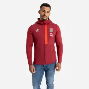 ENGLAND HOODED JACKET (O2) TIBETAN RED / ZINFANDEL / FLAME SCARLET