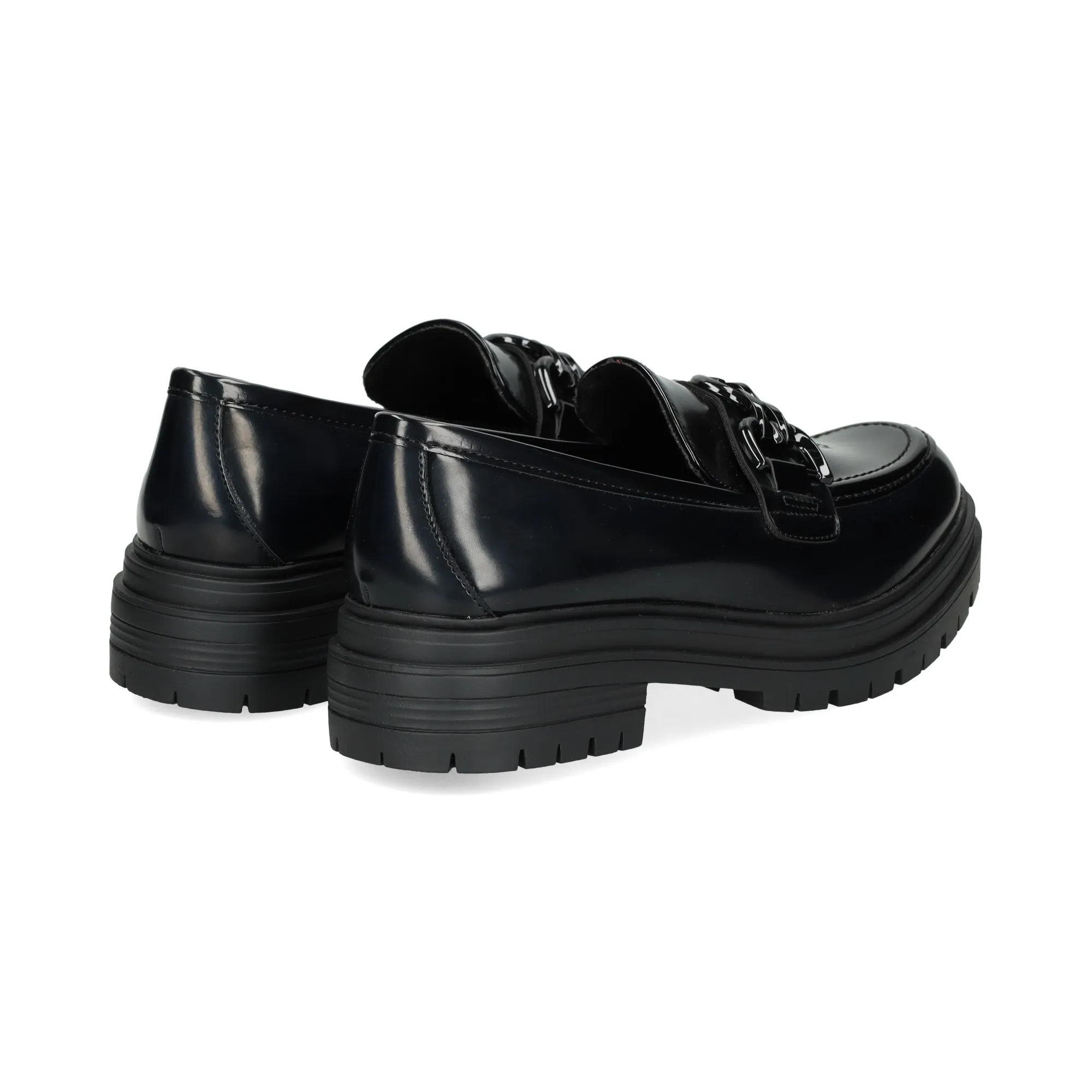 EXE Mocasines de Mujer NEGRO