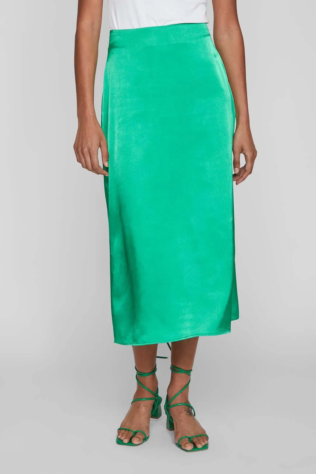 FALDA MIDI VISHIMA VERDE