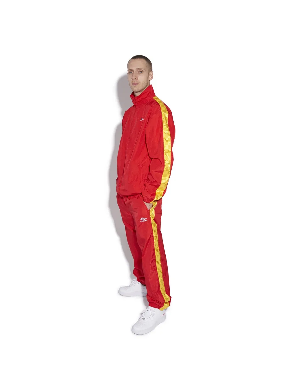 GRAND X UMBRO PANT RED/YELLOW