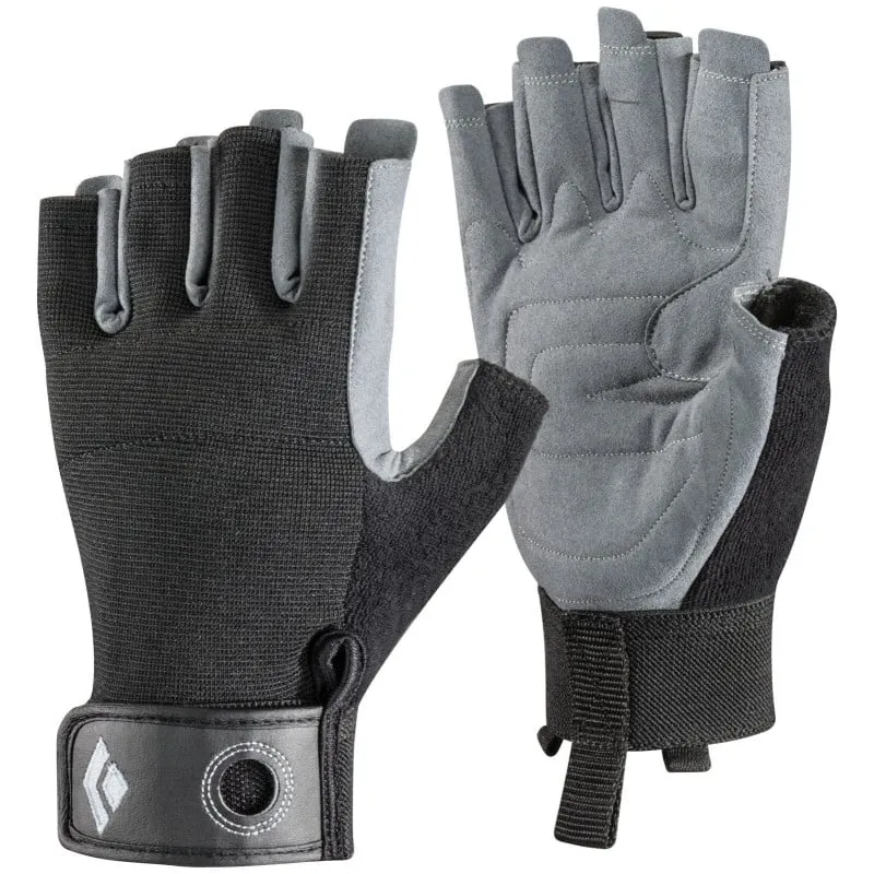  Guantes medio dedo Risco Negro Diamante (Negro)