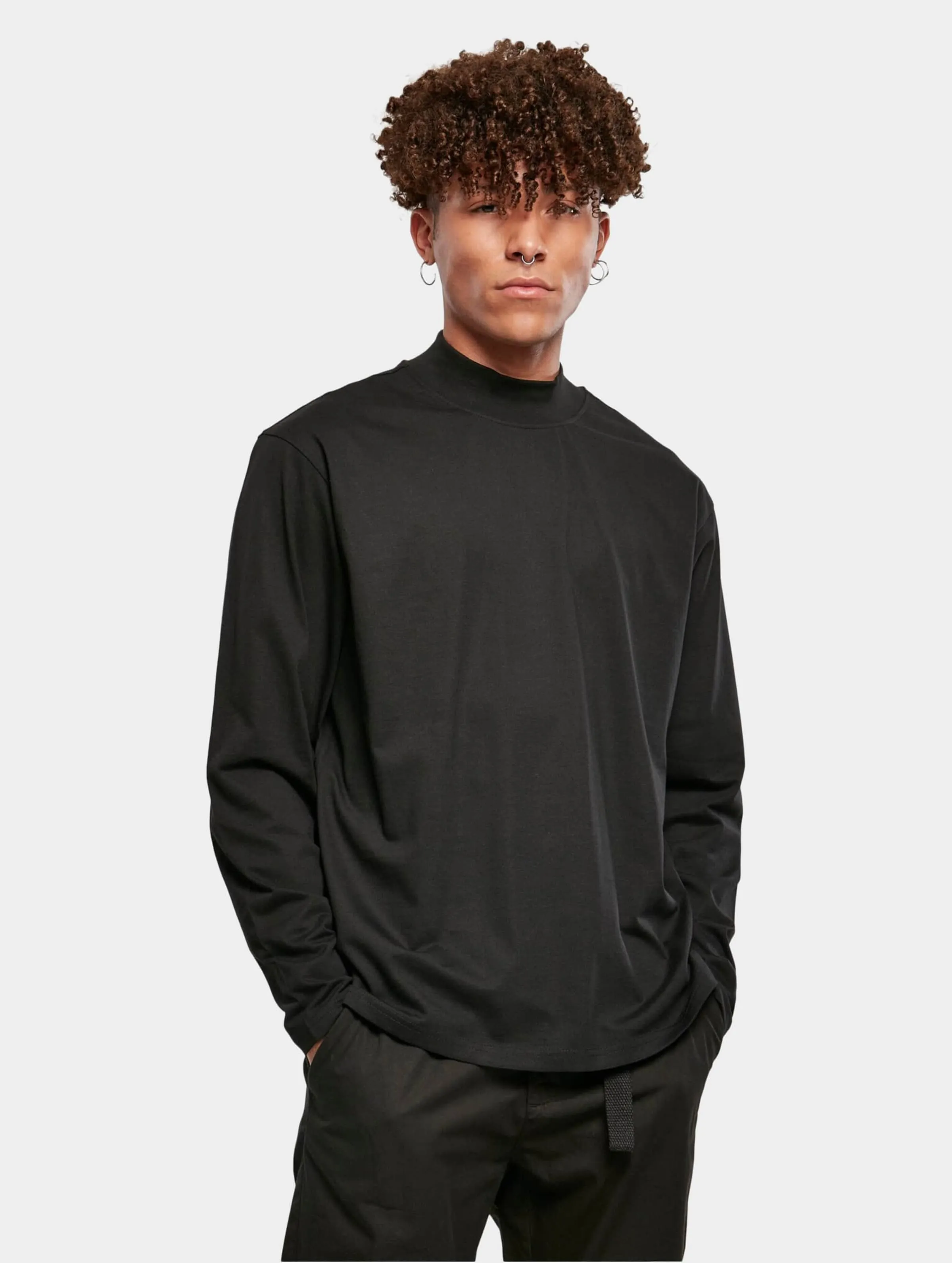 Heavy Boxy Mock Neck