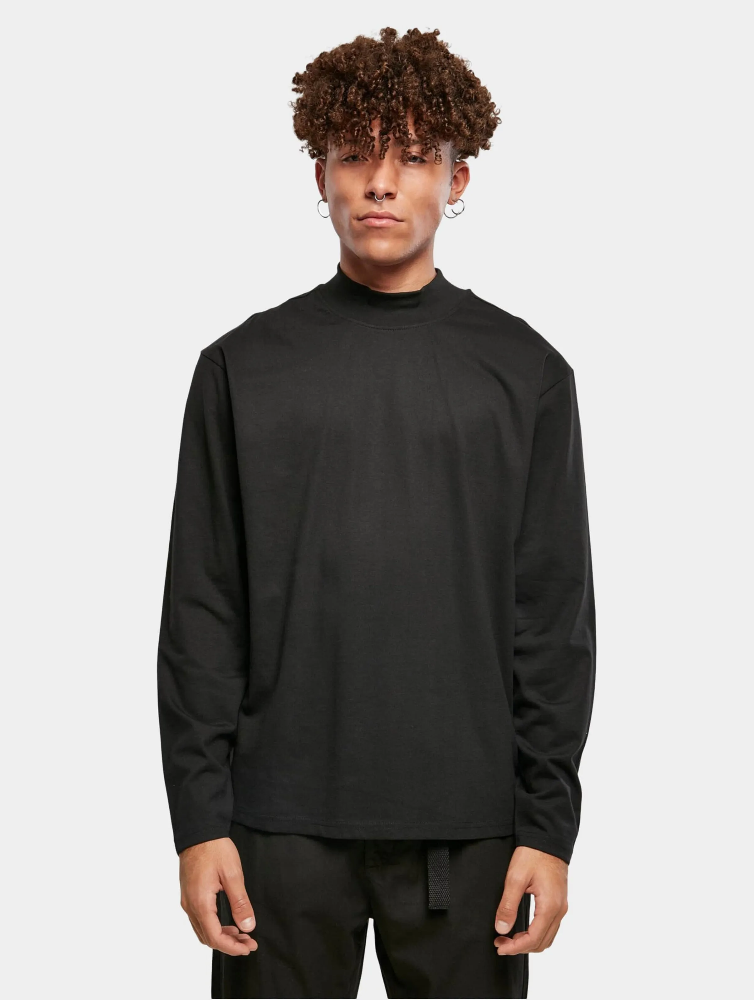 Heavy Boxy Mock Neck