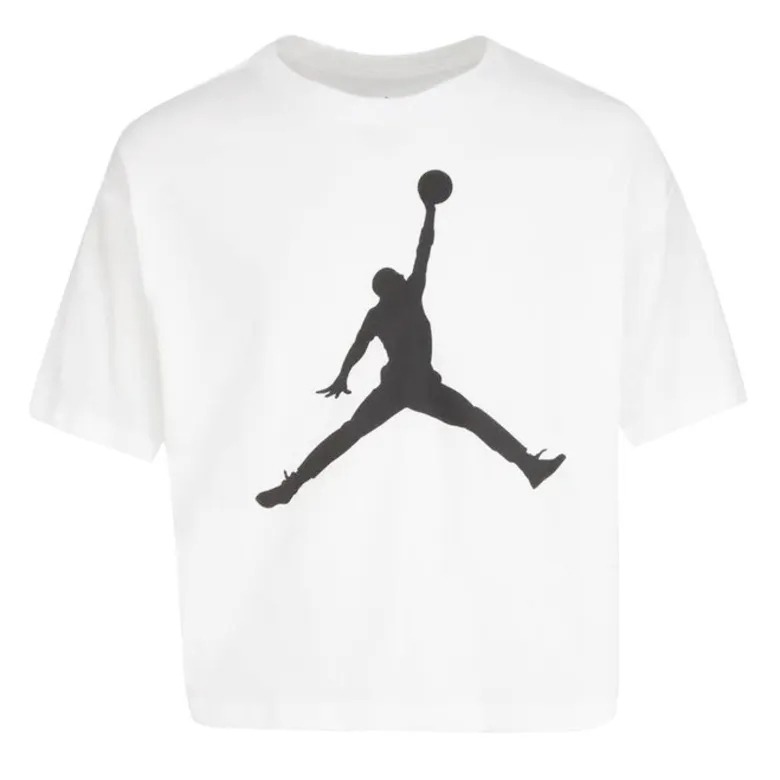 Jordan Girls Jumpman Graphic Core Boxy Tee "White"