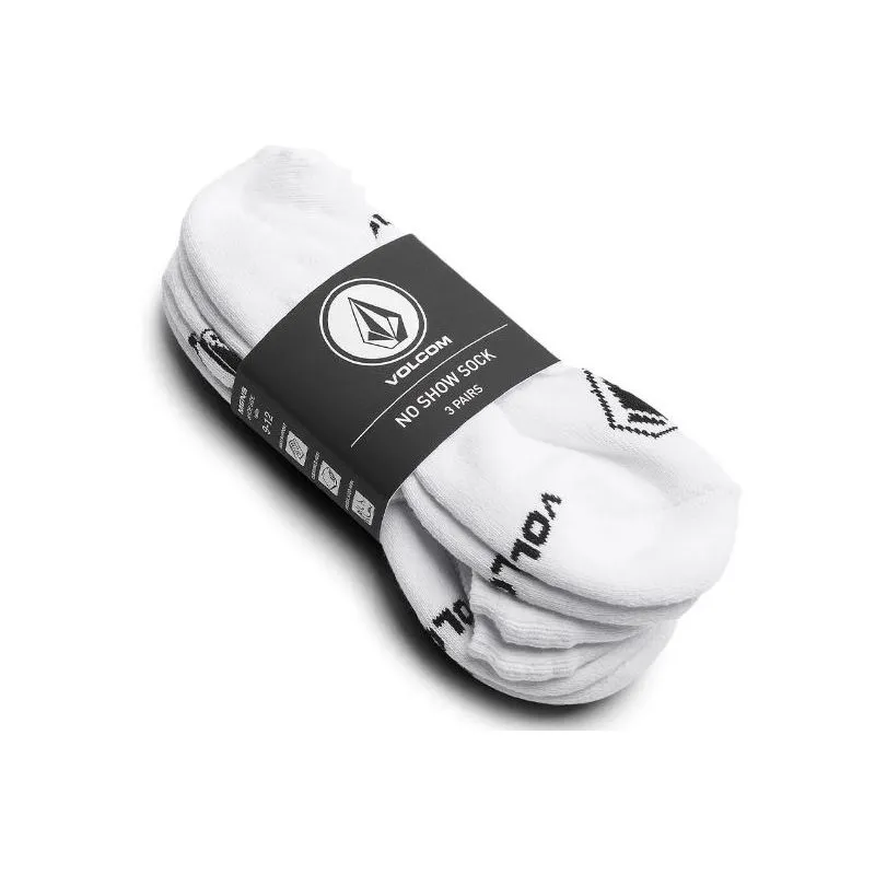 Juego de calcetines Volcom Stones No Show (blanco)