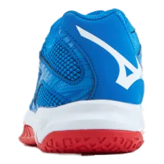 Mizuno Lightning Star Z6 Junior French Blue / White / Fiery Re