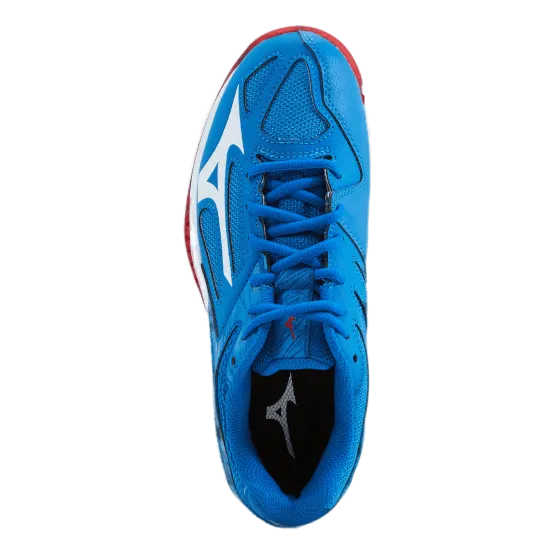 Mizuno Lightning Star Z6 Junior French Blue / White / Fiery Re