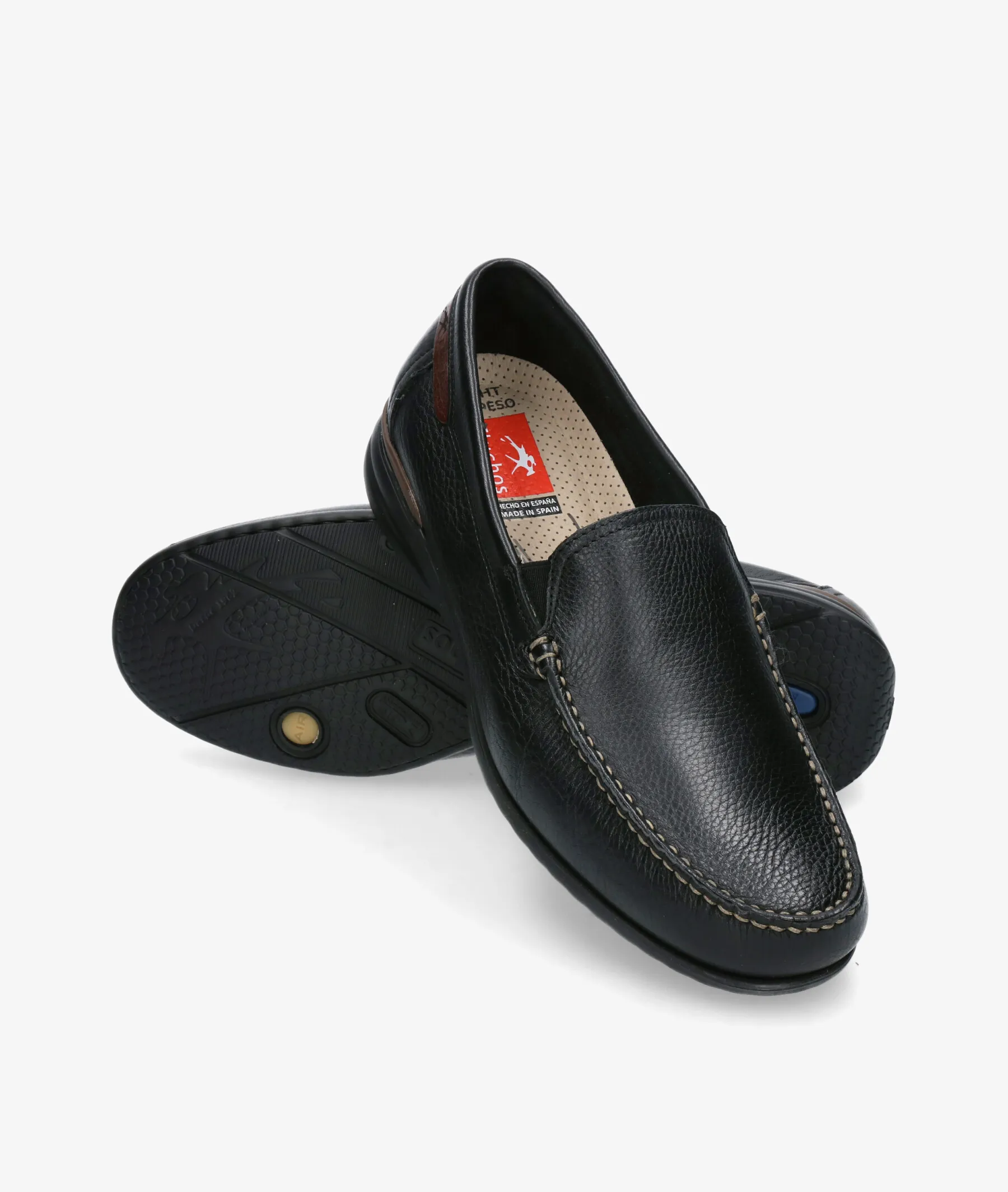 Mocasines Fluchos 8682 en negro