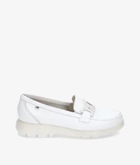 Mocasines Fluchos F1688 en blanco