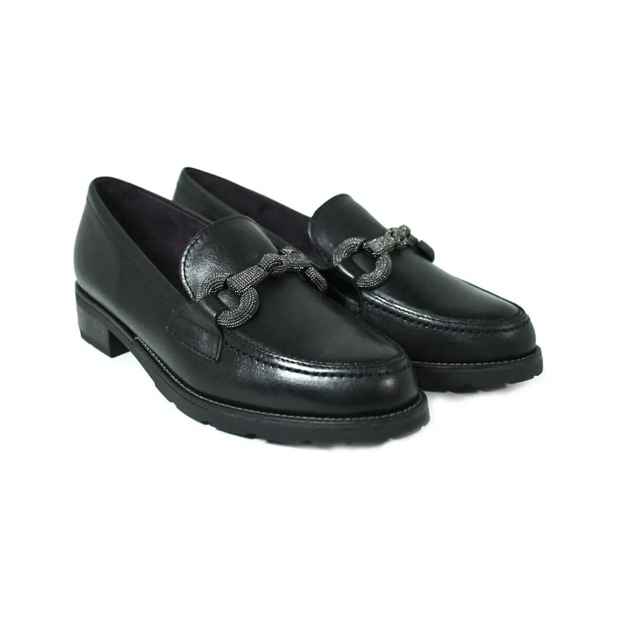 MOCASINES MUJER CASUAL 5450 NEGRO